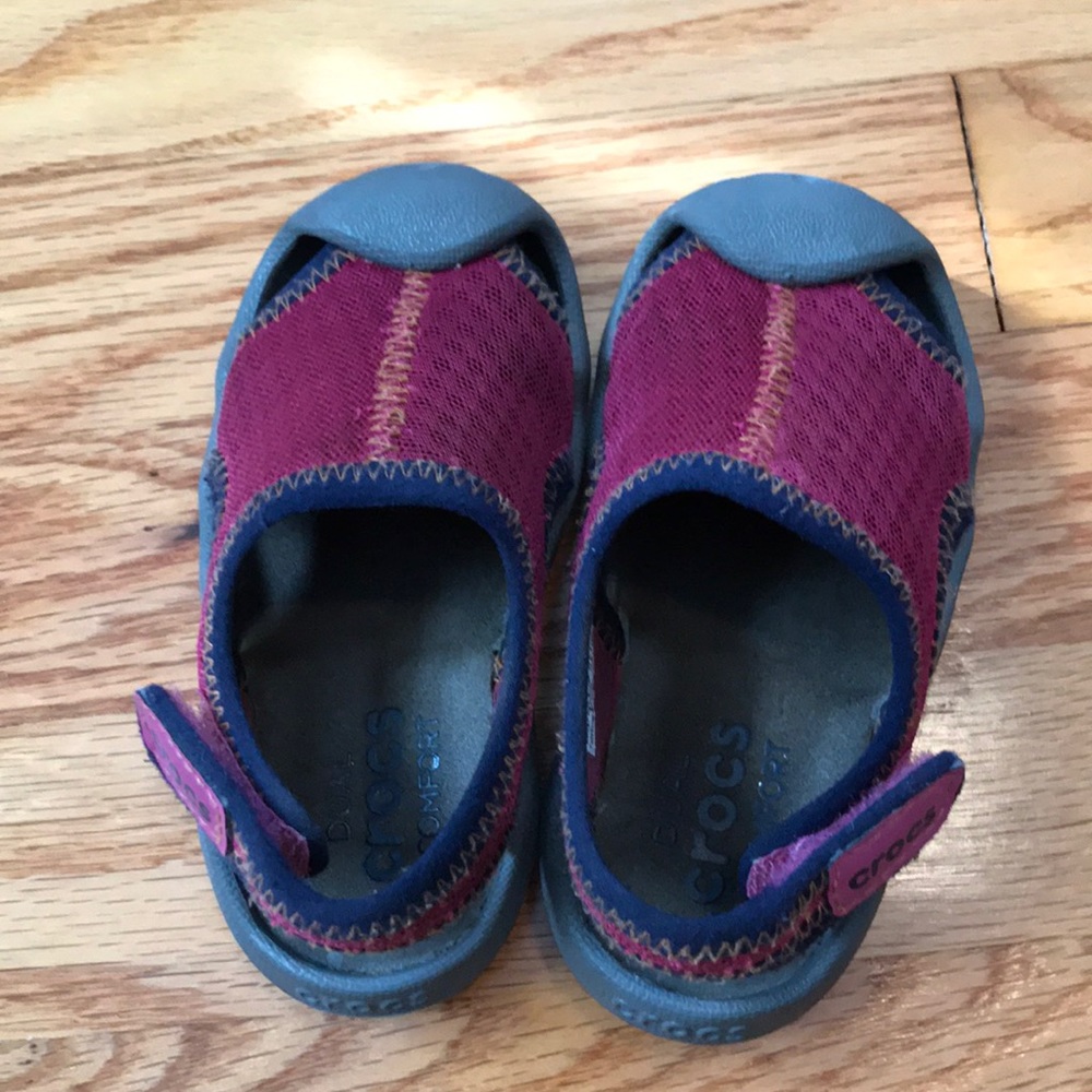 Pink Crocs Kids Siftwater Sandal toddler size 7